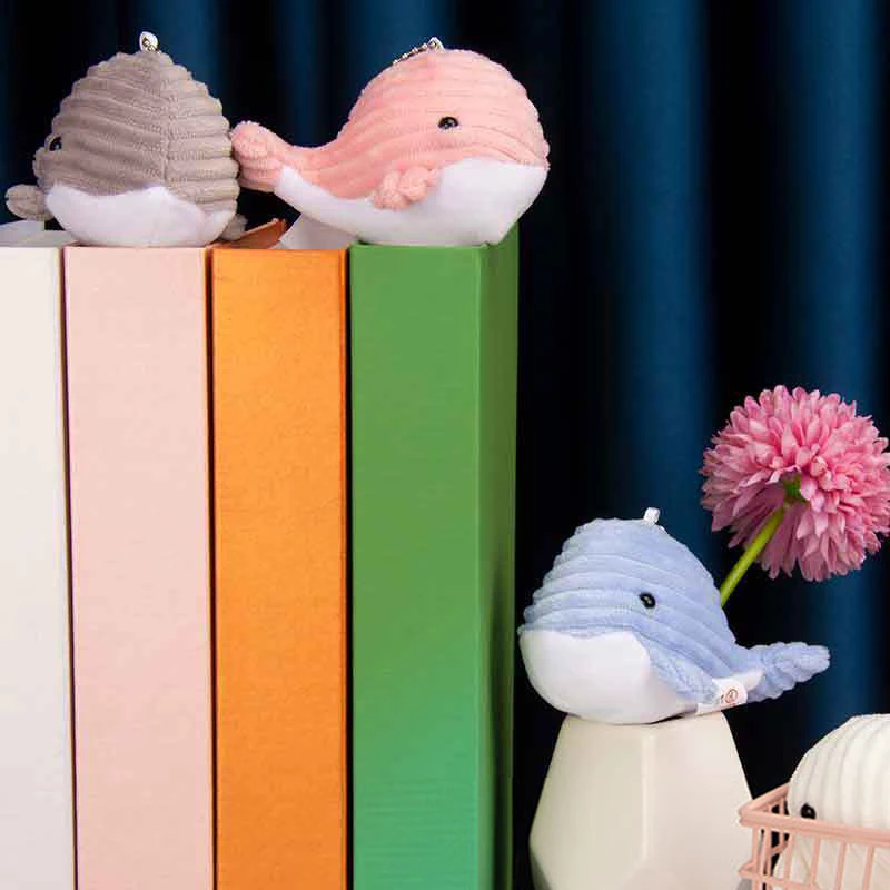 Cute Whale 2025 Plush Toys 10Cm Kids Lovely Ocean Animal Soft Stuffed Doll Women Bag's Pendant new Party Small Gifts To Children Guest