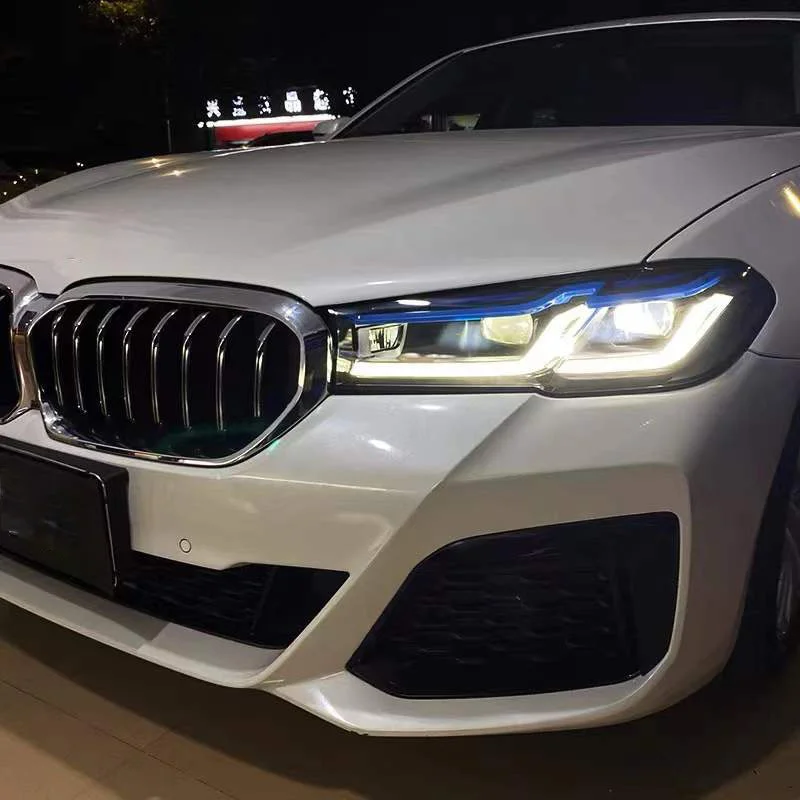 Car Accessorie Lights for BMW G30 LED Headlight Projector Lens 2017-2021 5 Series 530i 525i M5 G38 Headlamp Front DRL Signal