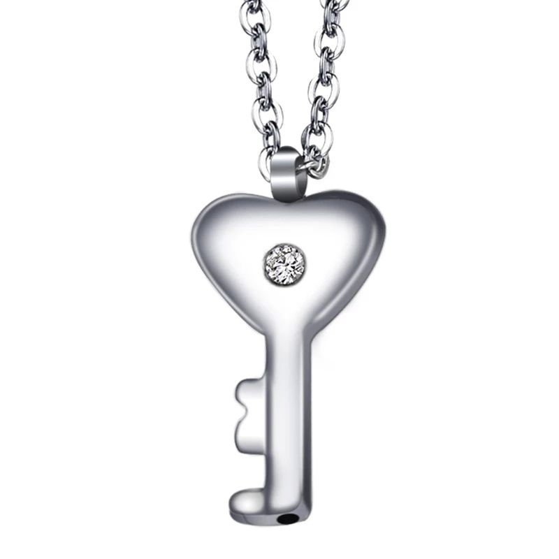 Titanium Puzzle Couple Heart Lock Key Couple Bracelet Necklace Lover