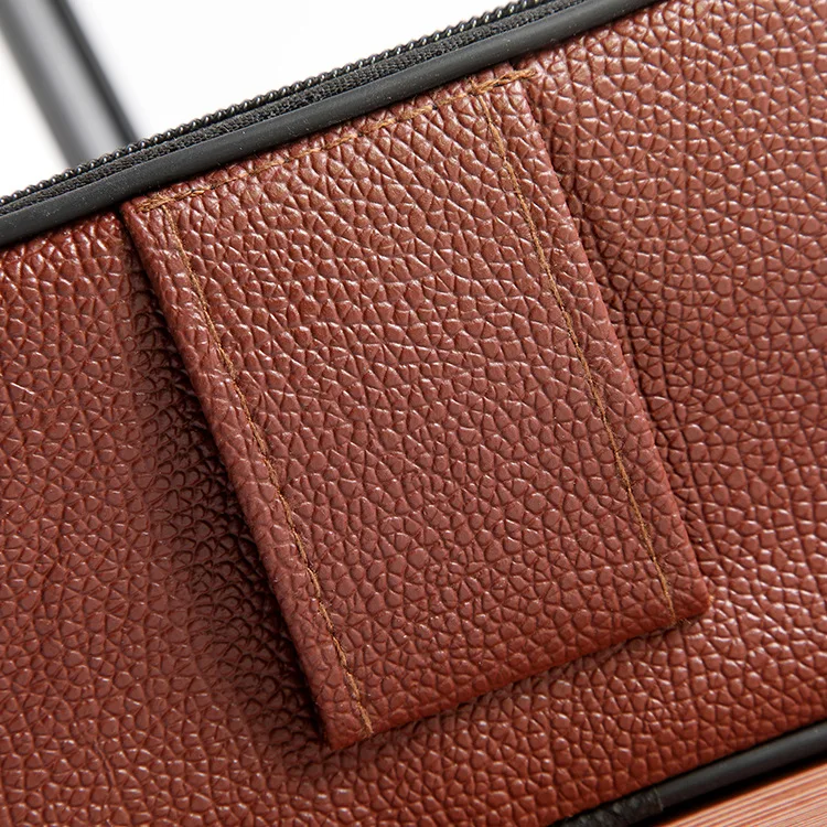 Mobile Phone Pack Fanny Bags Black Brown Zipper Coin Purse Mens Pouch Purses Casual Multifunctional Waist Pack Man Wallet Pocket smile