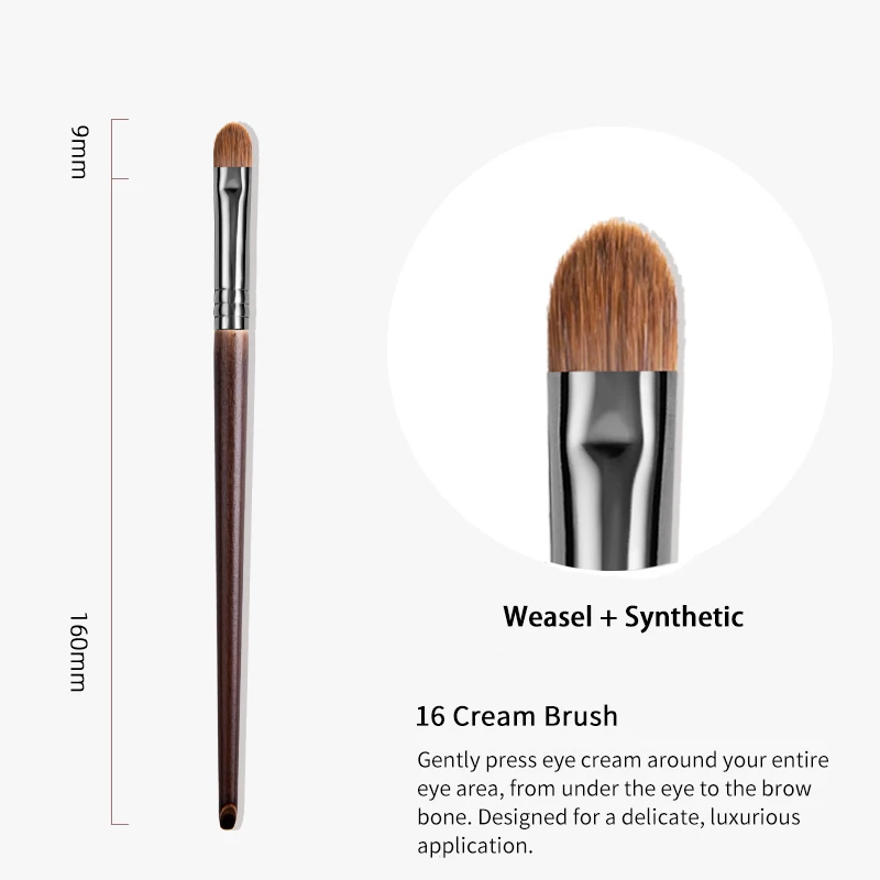 1 PCS Duo OVW Fiber Shader Brush Synthetic and Weasel Hair Makeup Eyeshadow Brushes pincel maquiagem beauty brochas maquille smile