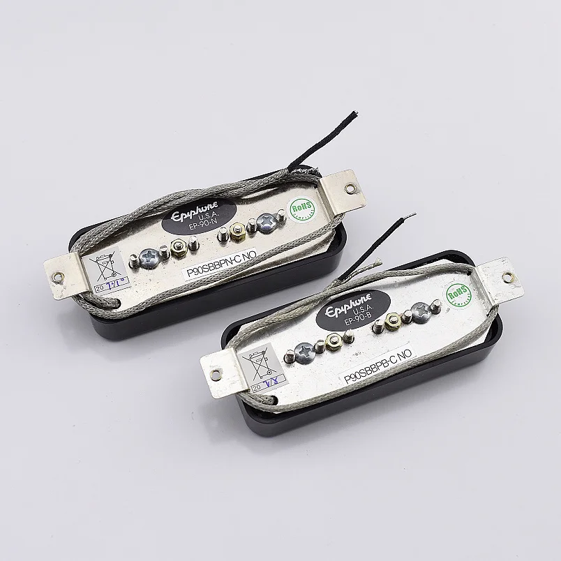 1 Set Original Genuine Epi USA P90 Pickup / P-90 Alnico Electric Guitar Pickup