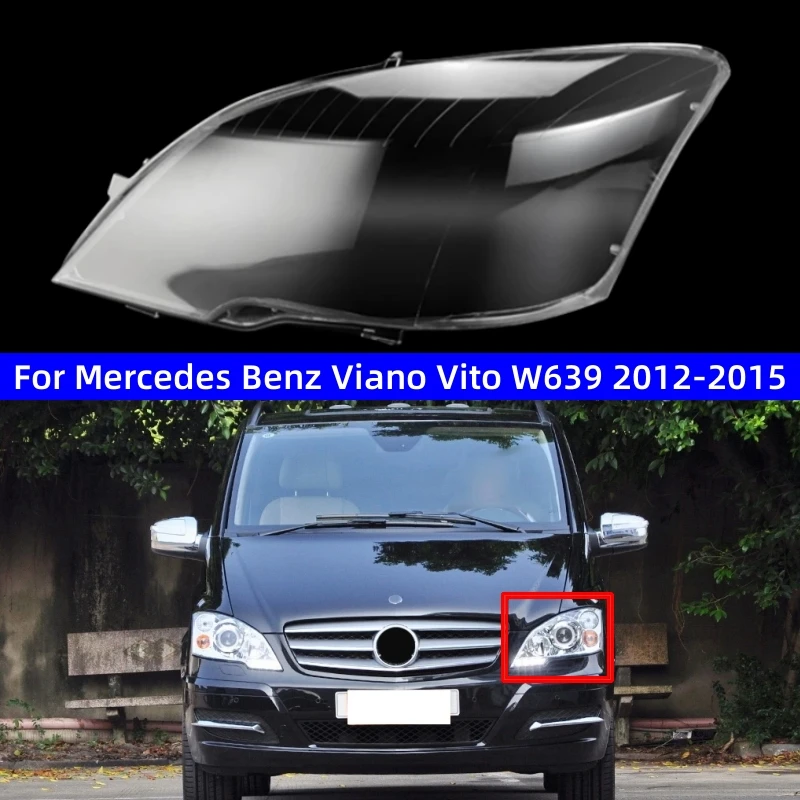 For Mercedes Benz Viano Vito W639 2012 2013 2014 2015 Car Products Replace A Transparent PC Lights Shell Headlights Lenses