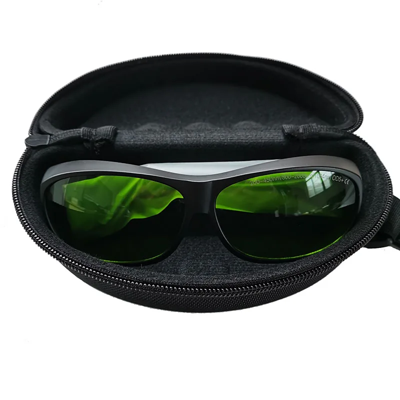 Nd: YAG 1064nm OD5 infrared laser protective glasses green lens work safety goggles
