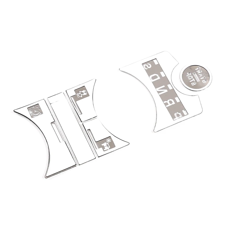 Jaguar For Car Styling XF XJ 2010-2019 Auto Central Control Gear Shift Panel Buttons Covers Stickers ddmysmile Trim Interior Accessories Smile