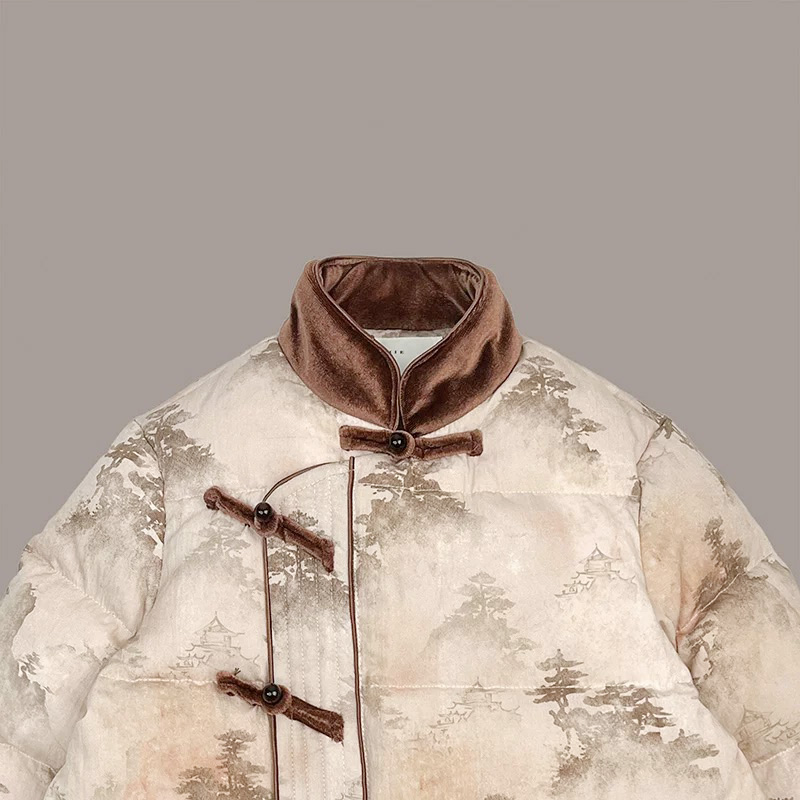 Winter children's new designer models of fashion warm thickened hanfu down jacket to pay homage to the New Year's Eve jacket tops