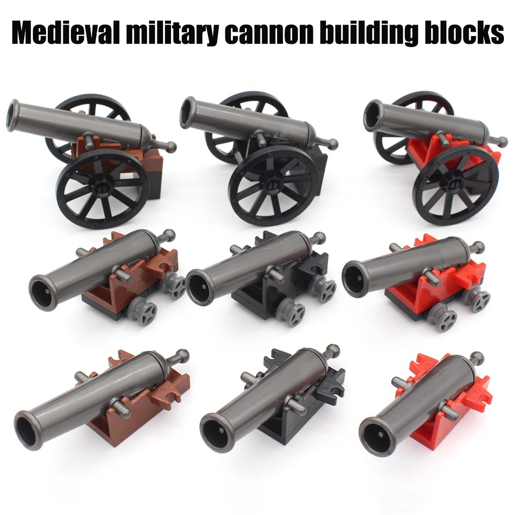 Napoleonic War Moc Medieval Artillery Trenches Mini Bomb Box Beag Model Blocks Toys Gift For Boys Girls Diy Ww2 Army Juguetes smile