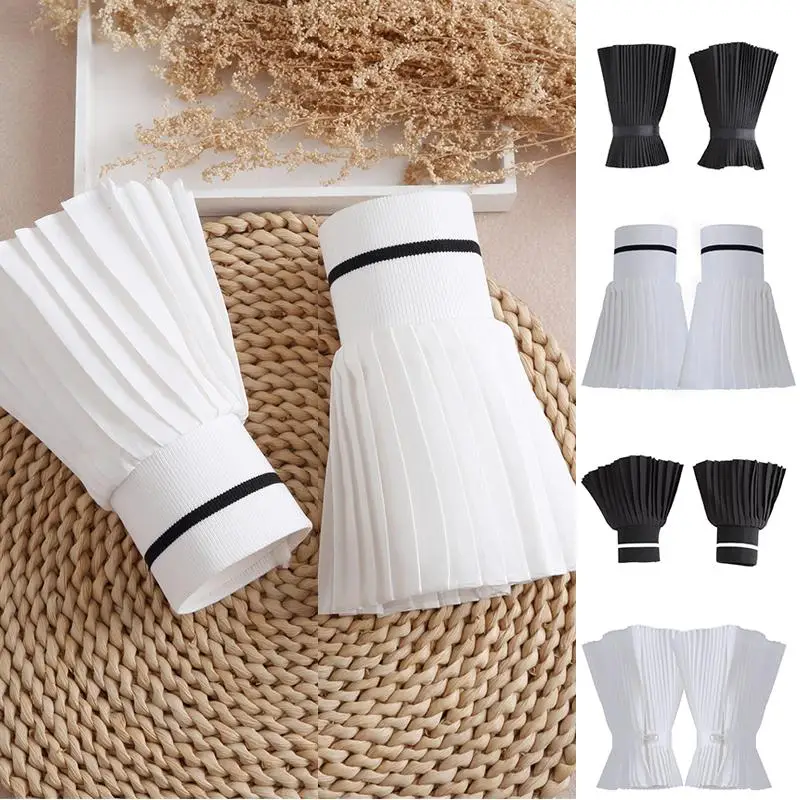 Cuffs Temperament Exquisite ddmysmile Lace Fake Sleeves Hand Sleeves Cuffs Women Detachable Shirt False Sleeves Scar Sleeves Lace Ruffles Smile