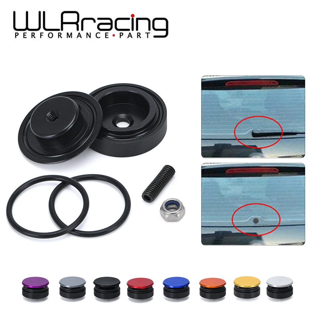 Car 1 Set Aluminum Rear Wiper Delete Kit Plug Cap for Honda Acrua Toyota Mazda Nissan Kia Universal Car Accessories smile