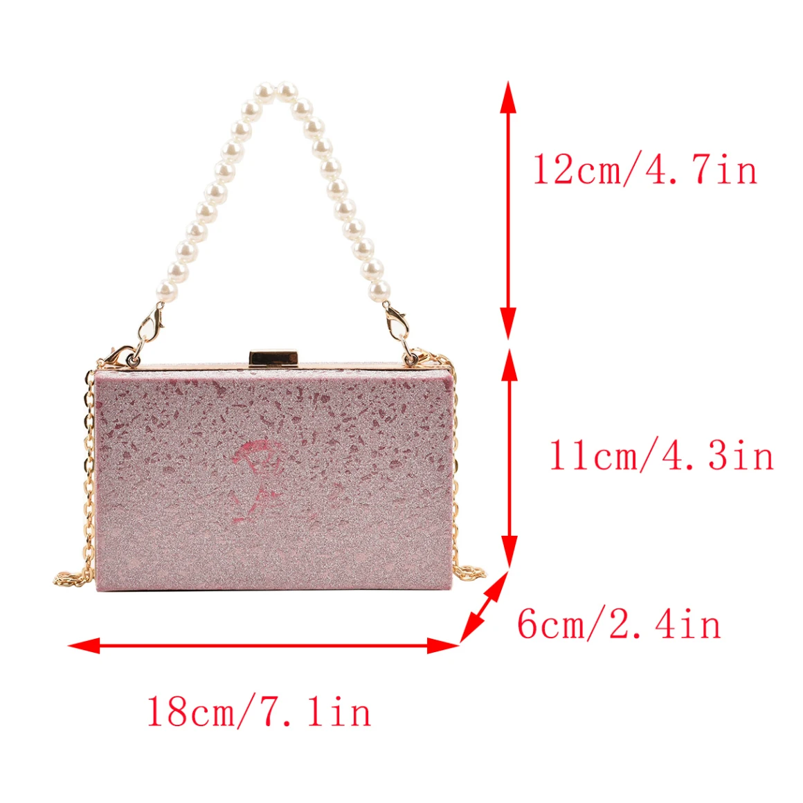 Bag Metal Women Clutch ddmysmile Brand Chain Crossbody Bag Designer Box Evening Bag Handbag High Quality Acrylic Shoulder Bag Purse Smile