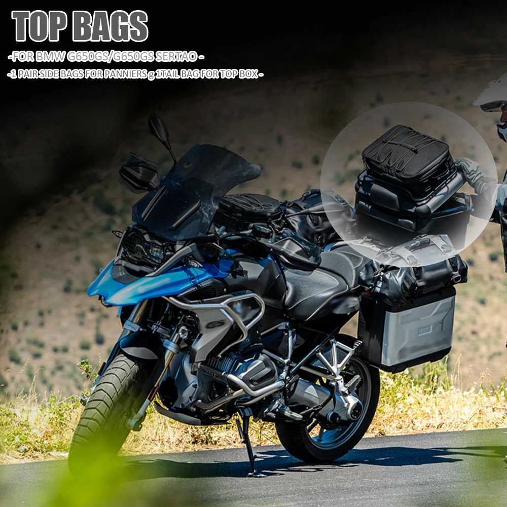 Motorcycle Rack Top Box Case Saddle Waterproof Luggage Bags For BMW K1600B K1600GA K1600GT K1600GT K1600GTL K 1600 B GA GT GTL