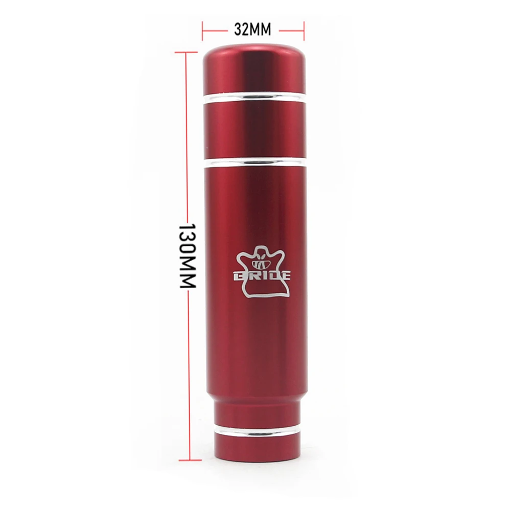 Universal BRIDE JDM Style Car Burnt Blue Burned Blue 13cm Aluminum Gear Shift Knob Shifter Lever Head smile