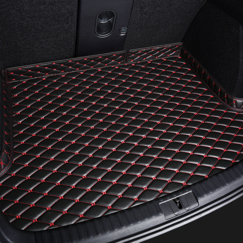 Alfombrilla de cuero Artificial personalizada para maletero de coche, accesorio Interior para Skoda Superb 2016-2019 2013-2015 2009-2013 1c643