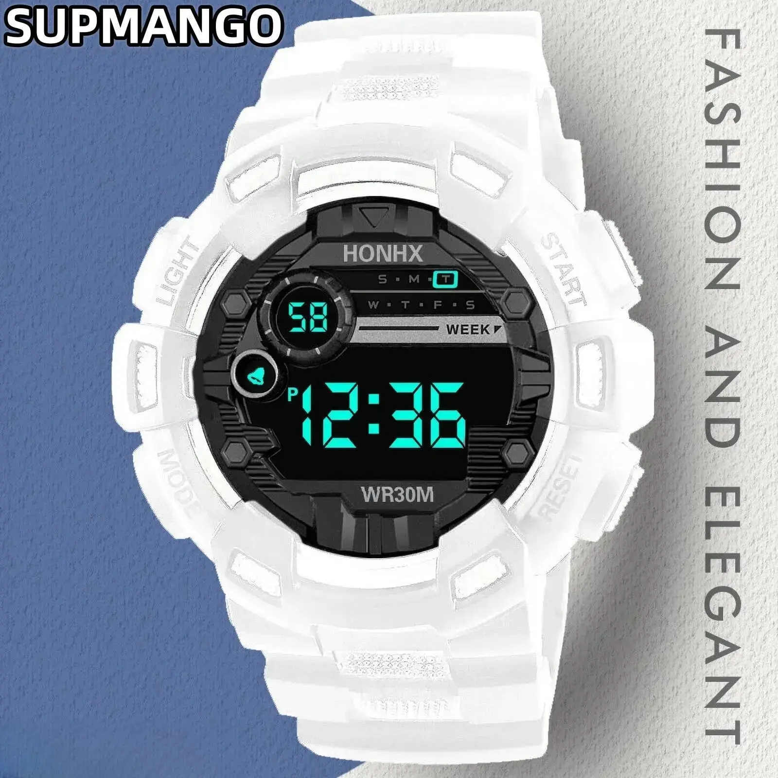 719 Kids Sport Watches LED Digital Watches for Children Silicone new Strap Wristwatch Student 2025 Girl Boy Clock