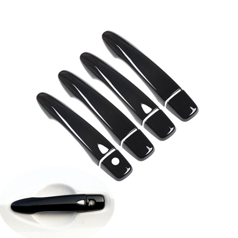 For 2025 Renault Koleos 2017 2018 2019 new 2020 Gloss Black Chrome Car Door Handle Cover Sticker Styling Accessories