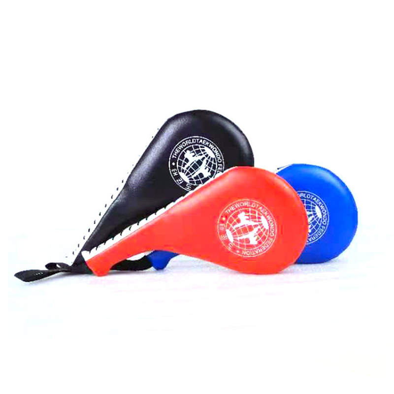 1PC Kids Training Practise Leather Hitting Children Taekwondo Kick Pad Target Karate Boxing Safety Equipment 19*39cm