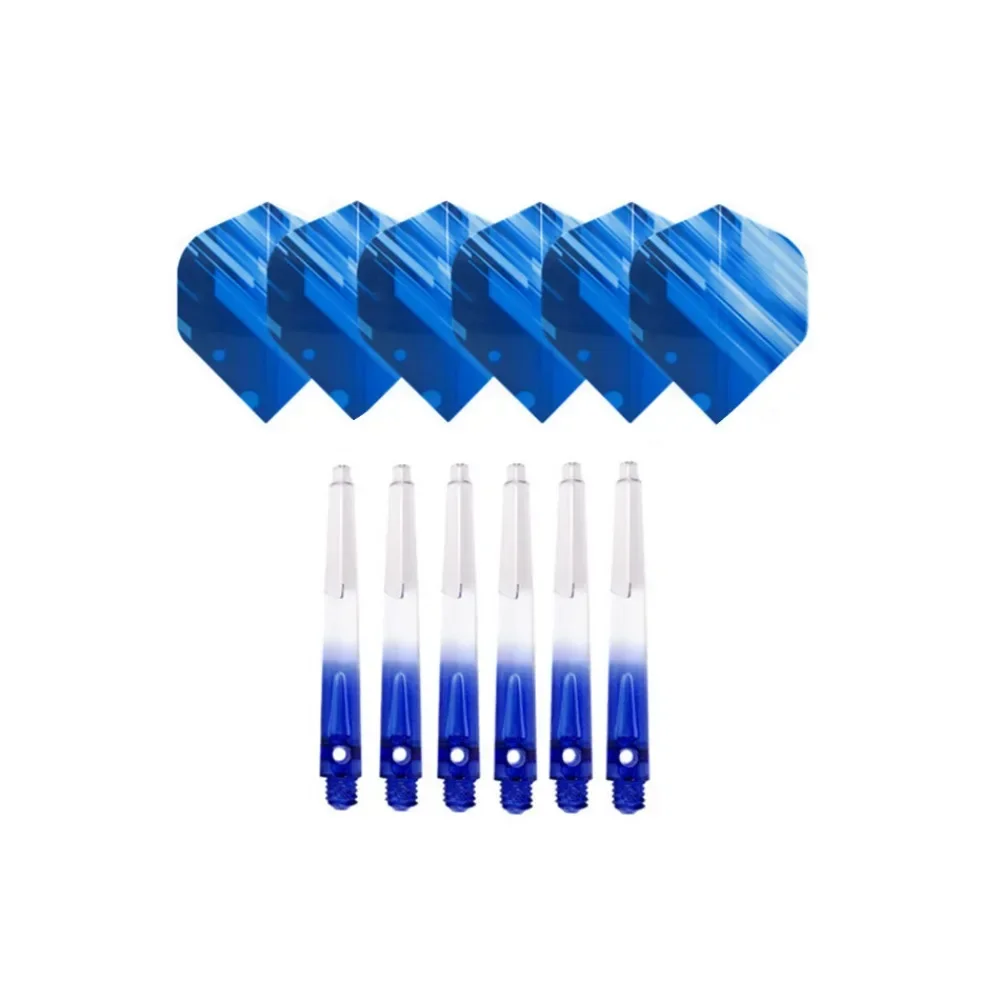 Set of 6 2BA Thread Darts Shafts Flights Combo Small Flights Darts Shaft Combo Set Darts Accessories High Quality