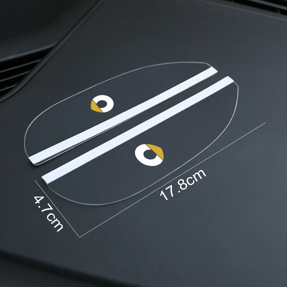 2PCS Car Rearview Mirror Rain Eyebrow Shield Cover For Smart Eq Fortwo Forfour 453 451 452 450 454 Roadster Car Accessories