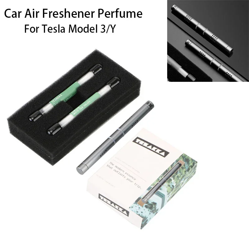 Air Freshener for Tesla Model 3 Y Aromatherapy Dashboard Panel Perfume Diffuser Fragrance Car Accessories Interior Decoration