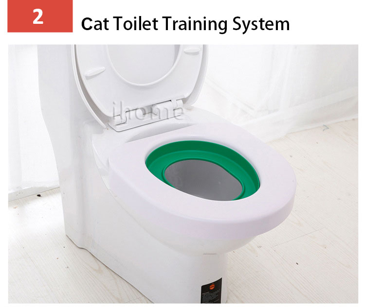 High Quality Cat Toilet Training Kit Professional Train Love Clean Cats Use Human Toilet Easy To Learn Litter Lavatory Box