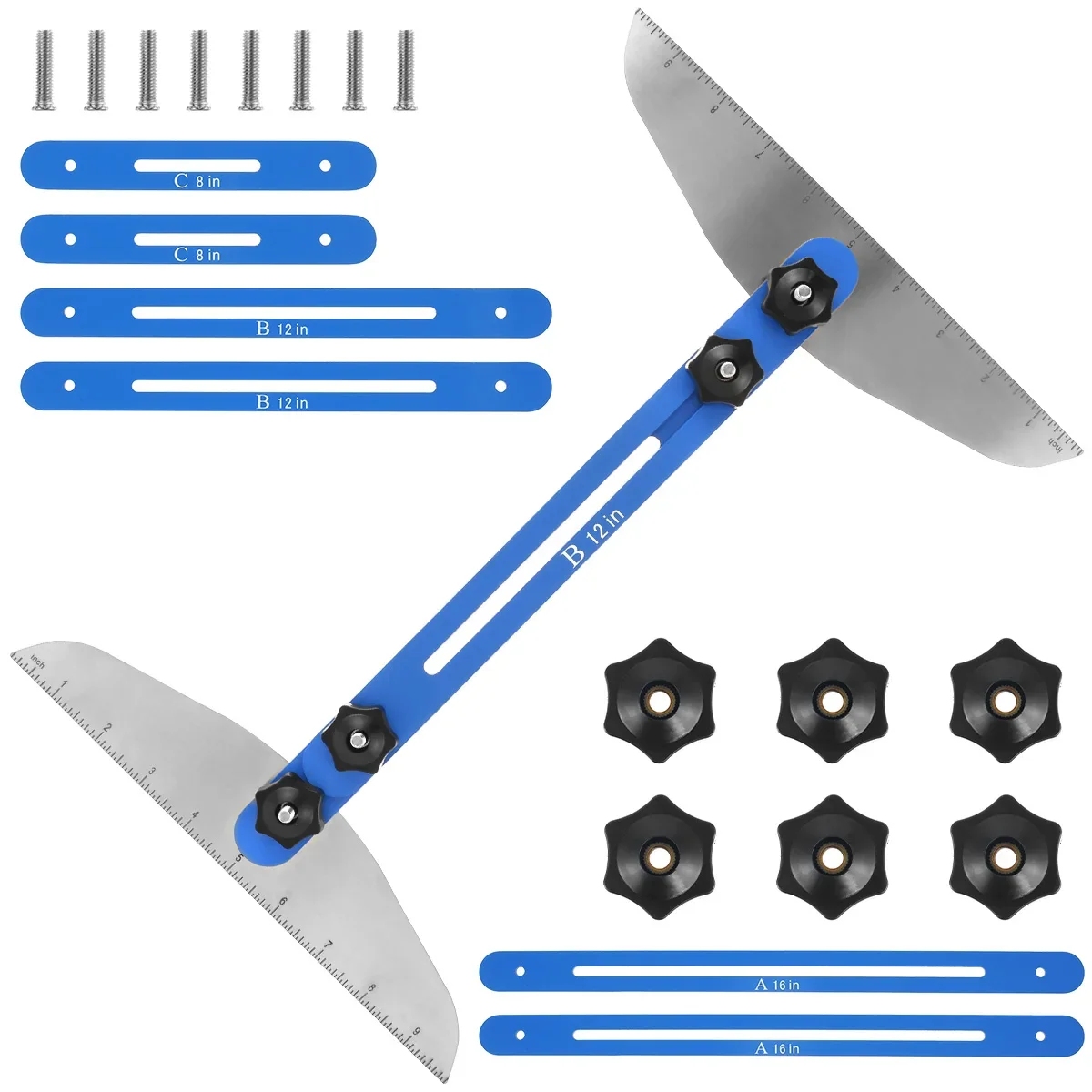 Stair Template Tool Angle new Ruler Stair Stair Tread Gauge Tread Template Tool For Stairs Risers 2025 Partitions Measuring Stair Tools