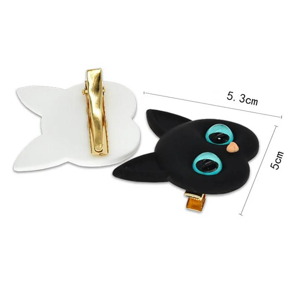 Cute New 2024 Women Cat Rubber Bands Elastic Hair Bands Korean Headwear Children For Girls Lovely Hair Accessories Ornaments smile