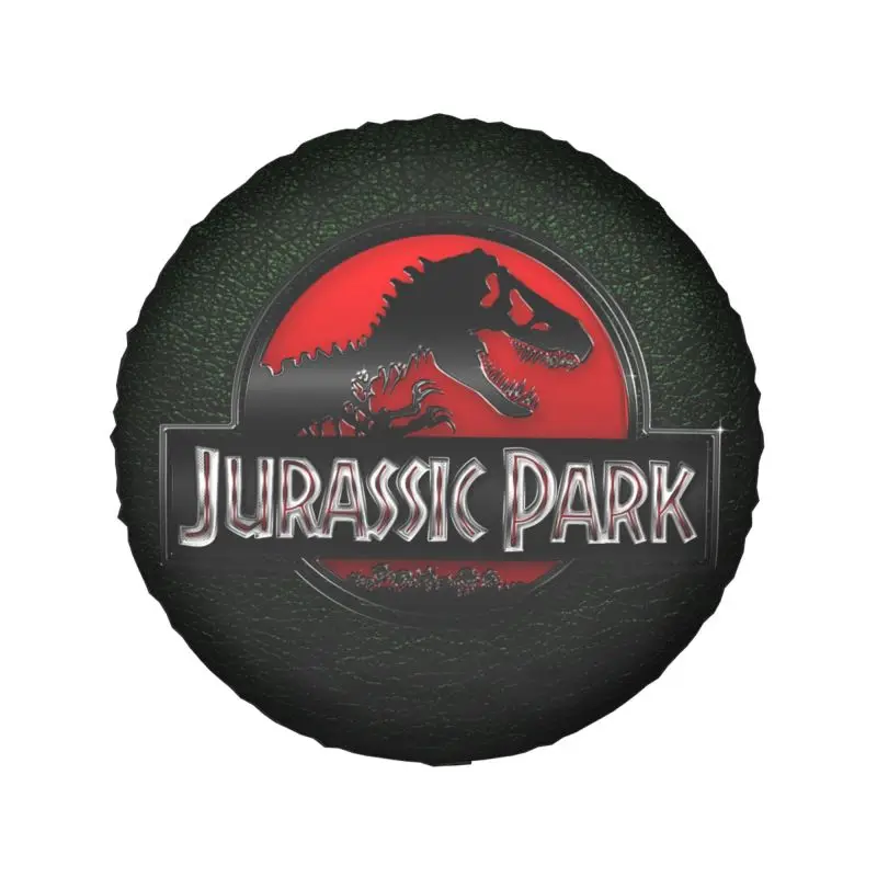 Jurassic Park Spare Tire Cover for Toyota RAV4 Prado Jeep RV SUV Dinosaur World Car Wheel Protector Covers 14" 15" 16" 17" Inch