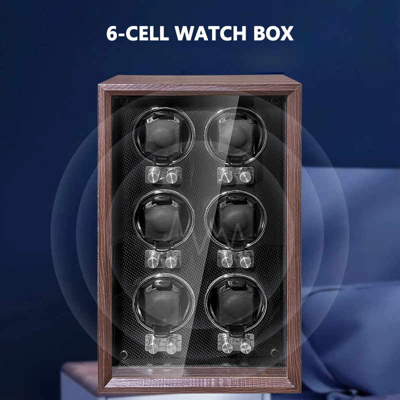 For Rolex Watch Winder Case Original Wood High Grade Meter Winder 4 6 Watchwinder Watch Winders for Automatic Watches Organizer