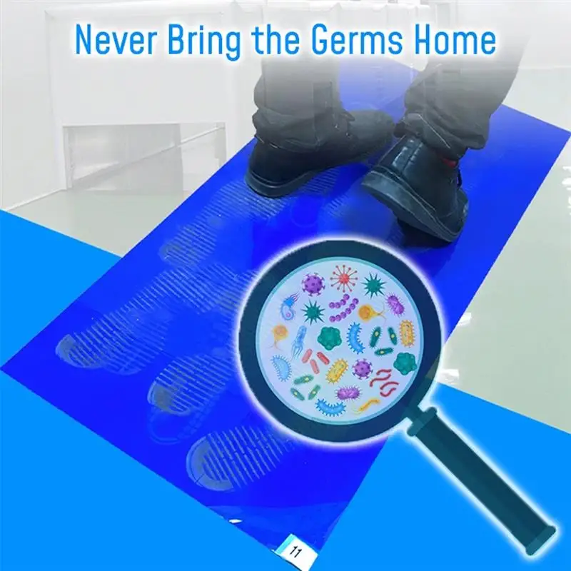 30 new 2025 Sheets Door Entrance Mats Door Floor Sticky Adhesive Mats Shoes Off Dust Pad Peeling Dust Pad Removable Dust Cleaning Mat