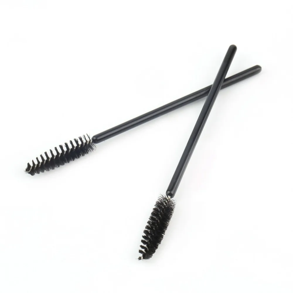 50pcs/lot New make up brush Pink synthetic fiber new Disposable Eyelash Brush Mascara 2025 Applicator Wand Brush Cosmetic Makeup Tool