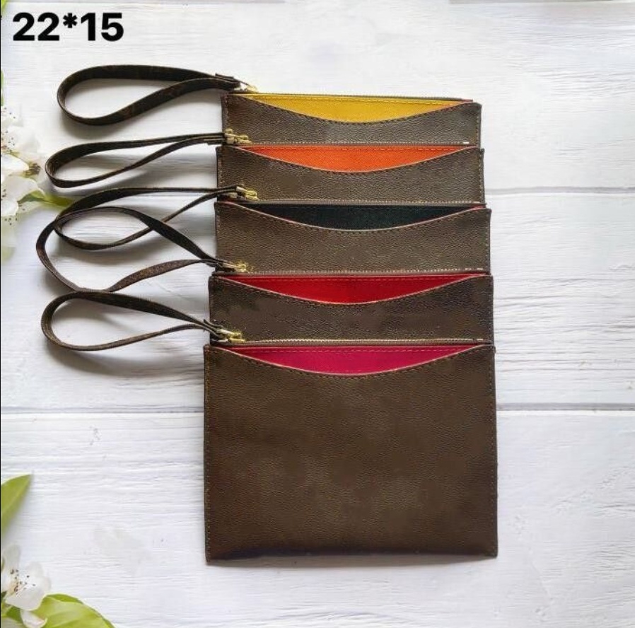 Top Quality Designers Brown flower Clutch Bags Handbags Purse Wallets Tote Women Men Plain Letters Stripes Flap Square Twill Zipper Waist Check Messenger Handbags