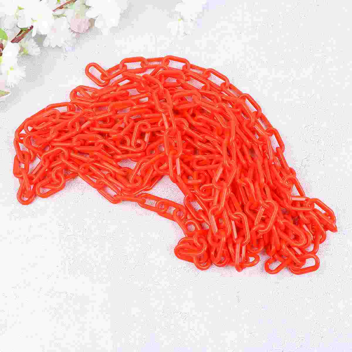 Parking Barrier Halloween Chain Roll Black Chains Driveway Chain Barrier Black Wire Fencing Ice Cream Cones Plastic Chain Links