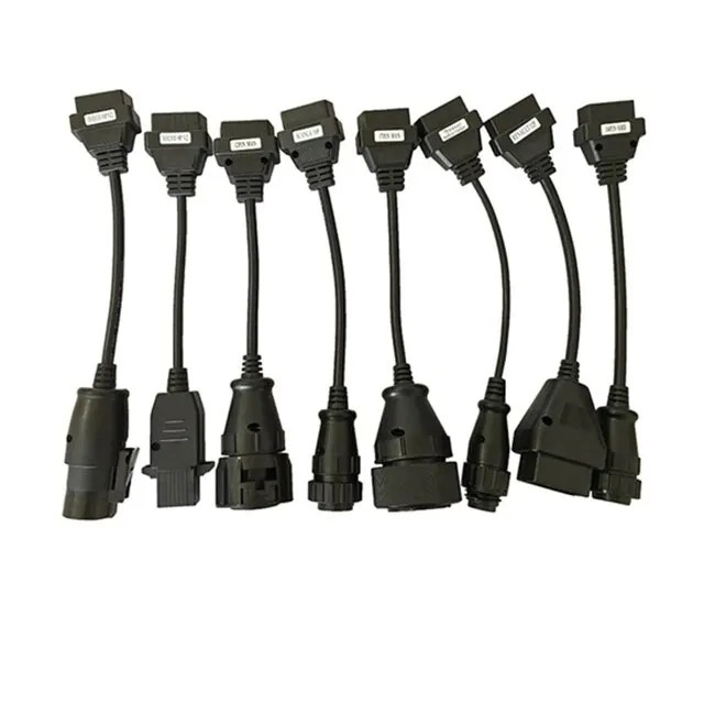 12V 24V Truck To Connector 24 Volt ddmysmile To 12 Volt Heavy Duty Truck Diesel Adapter Cable With 8 Truck Cable For Easydiag Obd2 Scanner Smile