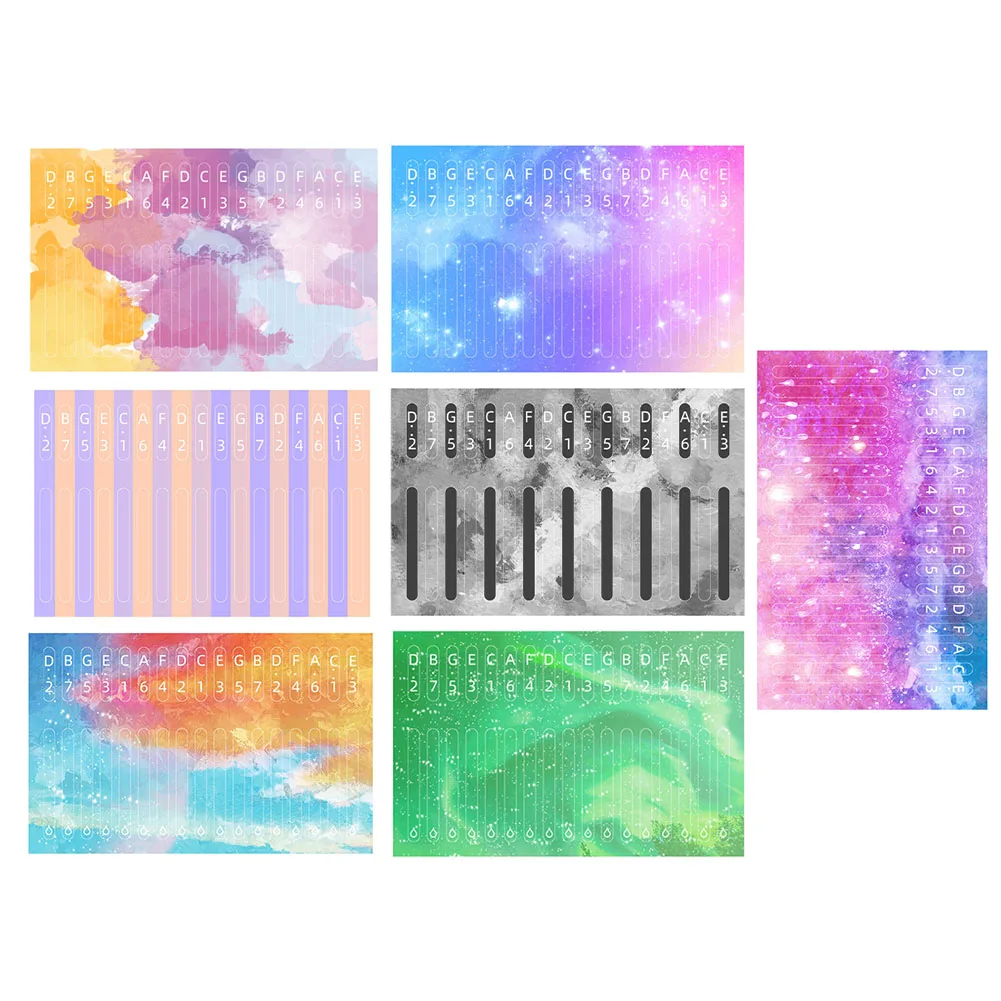 Brand New Kalimba Sticker 17 Keys Scale Musical Instruments PVC Approx.10g Beautiful Eye-catching For Beginners