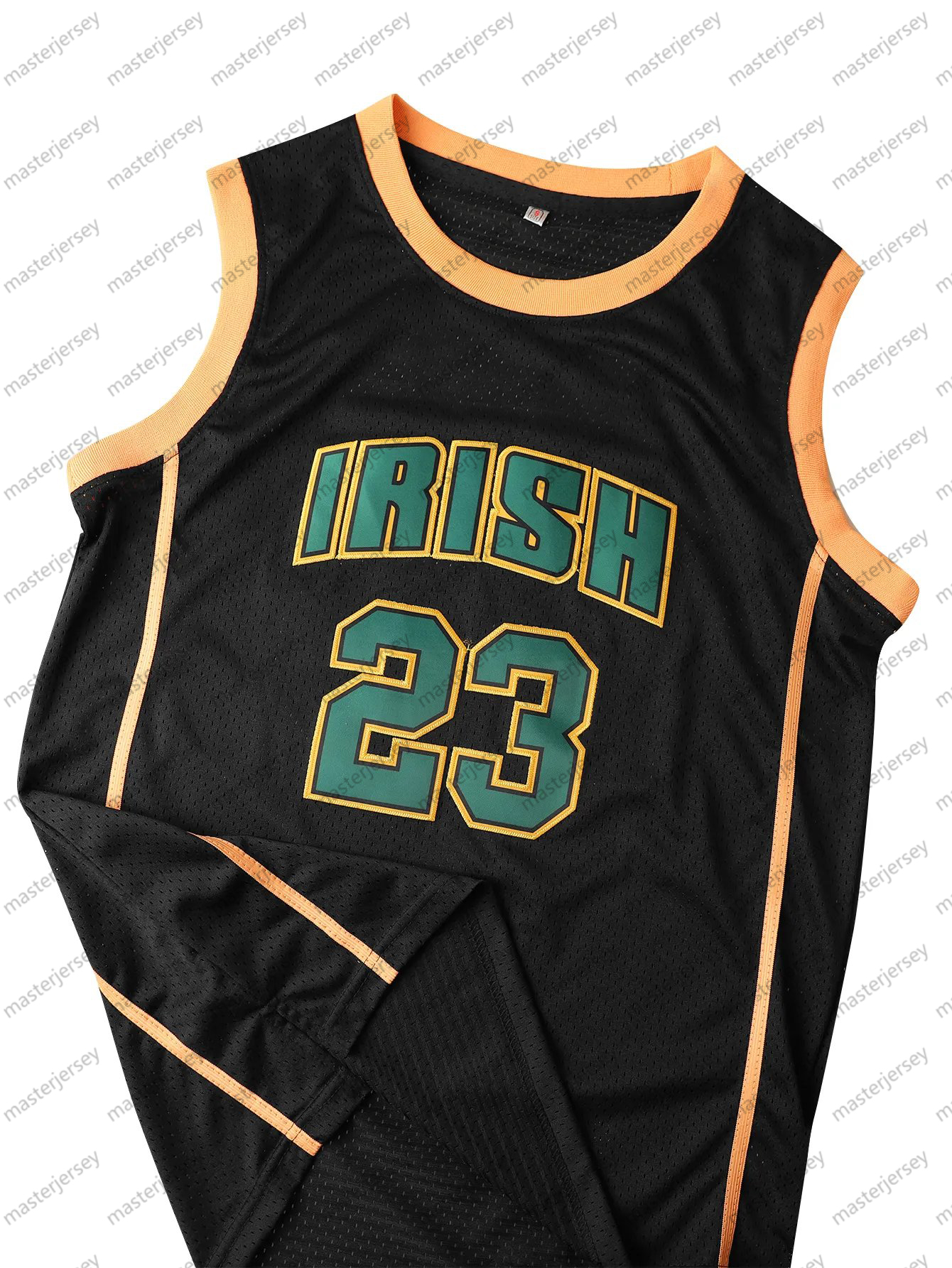 #23 JAMES Men's Basketball Jersey Sweatshirt - Embroidered Movie Mesh Sleeveless Stitched Spot Goods Jerseys Breathable Slight Stretch Polyester