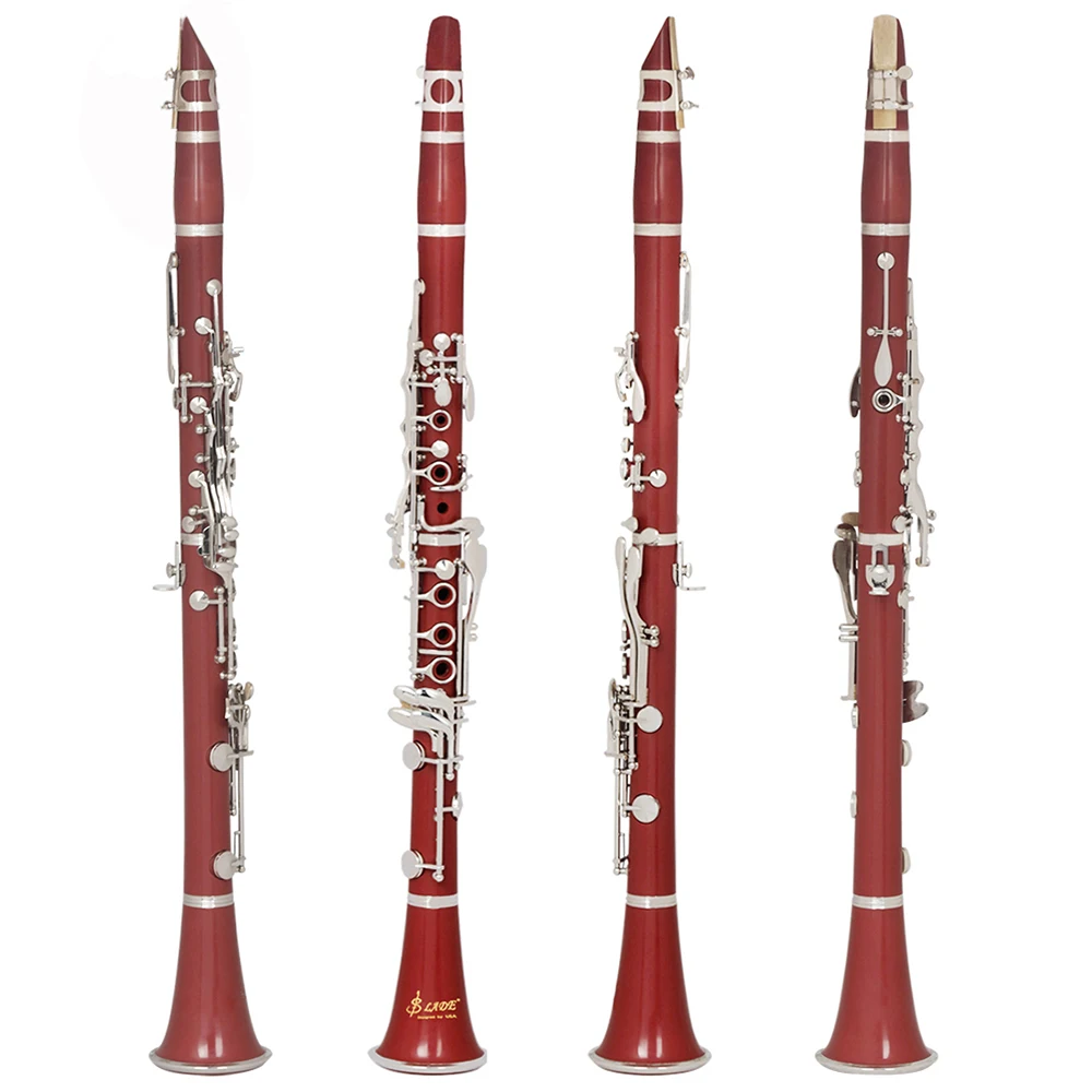 SLADE Clarinet 17 Key Bb Sib Klarnet Bakelite Body Material bb Clarinette with Box Reeds Cleaning Cloth Screwdrivers Accessories