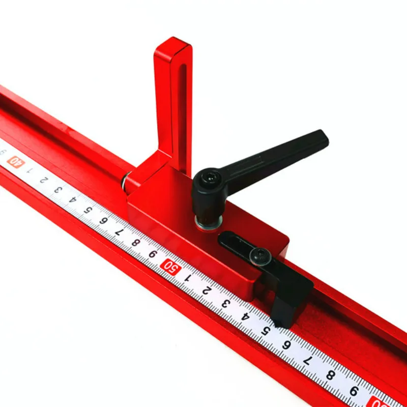 Model 45 Standard Aluminium Alloy Chute T-tracks T Slot 2025 with Miter Track Stop Woodworking Tool for new Woodworking Workbench