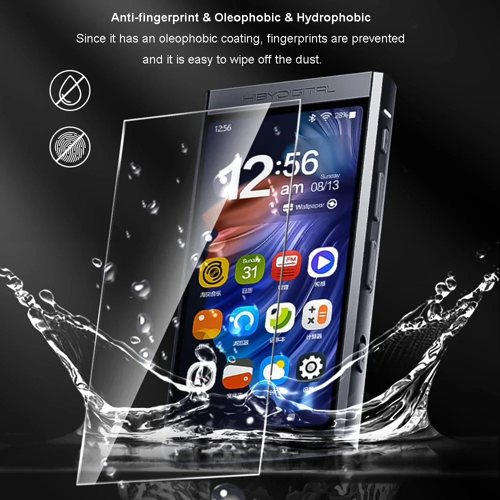 Premium Scratch-Proof Protective Tempered Glass LCD Screen Protector Film for HiBy Digital M300