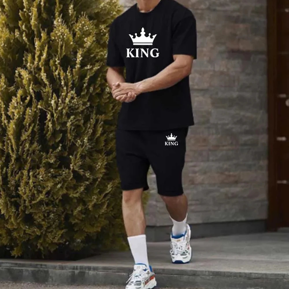 Fashion Men TShirts Shorts Outfits 3D Printed Sports Tracksuit Set 2 Piece Summer Oversized Man Clothing Casual Streetwear 240409