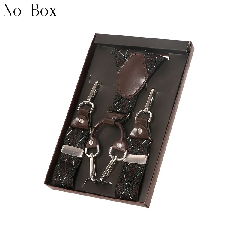 Hook Suspenders Man's 4 Braces Elastic Adjustable Suspensorio Bretelles Tirantes Casual Trousers ligas cowboy's Gift smile