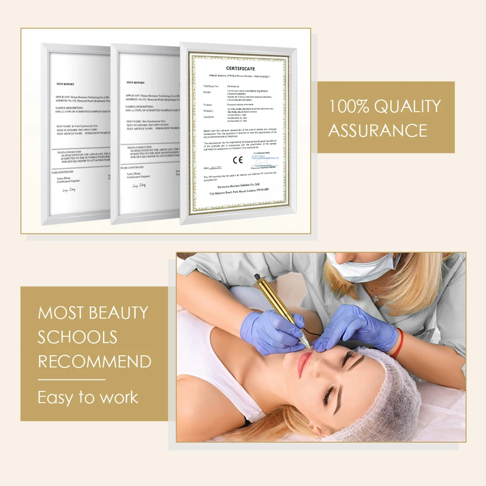 Permanent Hine ddmysmile BMX Microblading Makeup Hine Kit For Eyebrow Lip Tattoo Digital Pen MTS Beauty Supply Smile