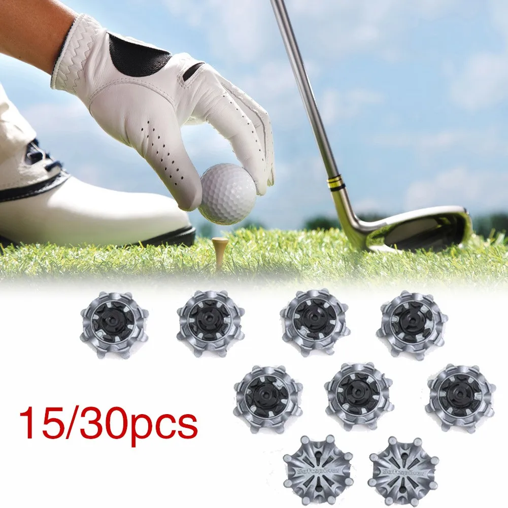 Spikes 15/30Pcs Golf Soft Fast-Twist 3.0 Cleats Shoe Spikes Soft TPR Replacement Set Golf Training Aids smile