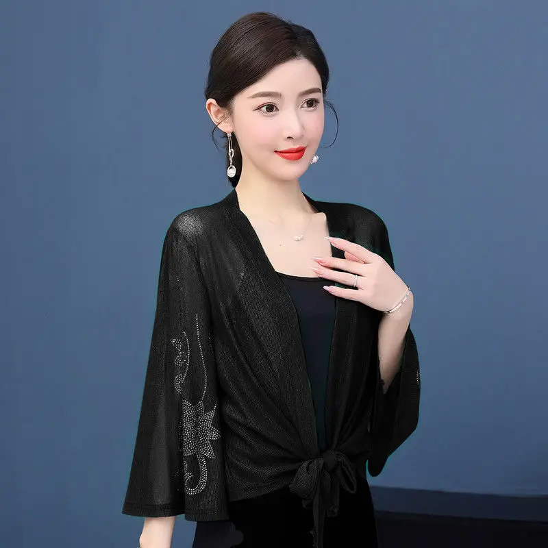 Womens Green Lace Purple Bolero Shrug For Evening Jacket ddmysmile Wedding 3/4 Sleeve Bridal Bolero Floral Cardigan For Prom Party Dresses Smile