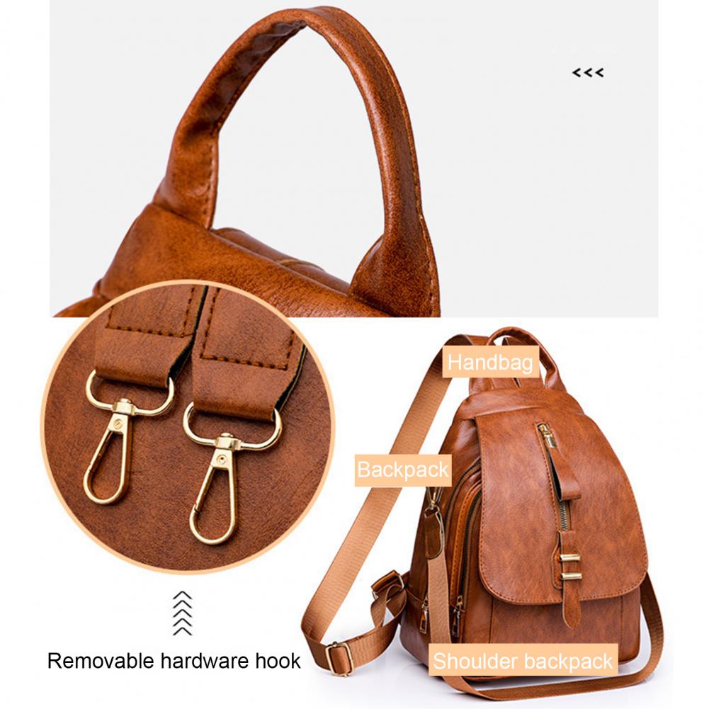 Backpack Retro Retro Simple Style Women's Backpack with Anti-theft Features Large Capacity Adjustable Straps for School Travel smile