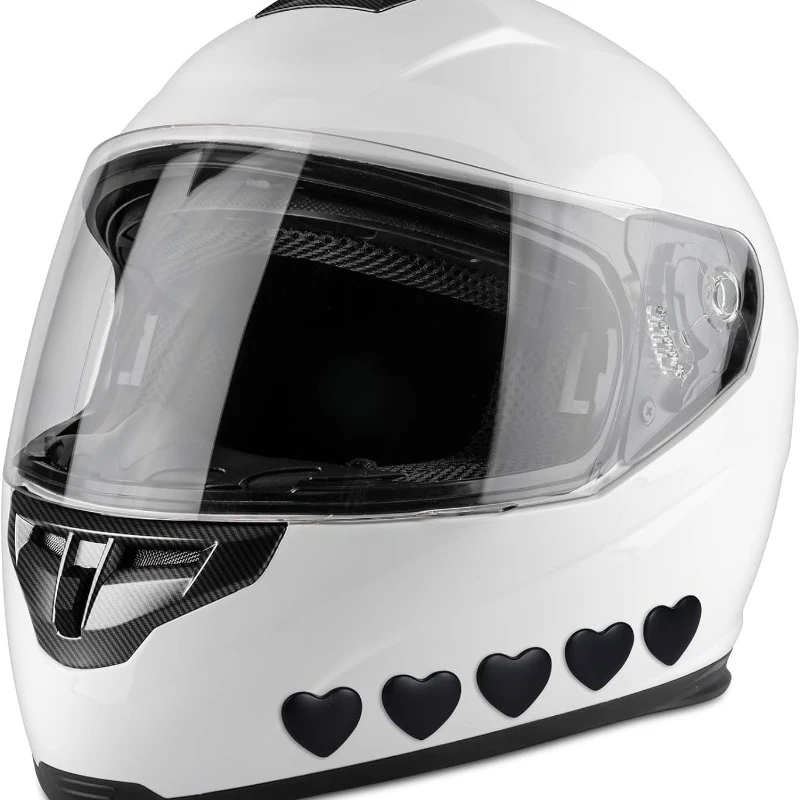 Metal Heart Stickers Self-Adhesive Black new Car Decals for Car Exterior Helmets 2025 Phone Case Laptop Window Envelope Card Making