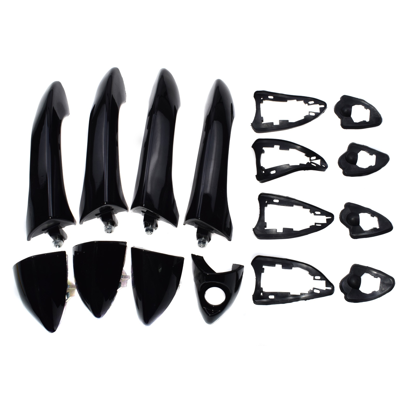 Door Handle Outside WOLFIGO for E53 X5 3.0i 4.4i 4.6is 4.8is 2000 2001 2002 2003 2004 2005 2006 51218257737 51218257738 smile
