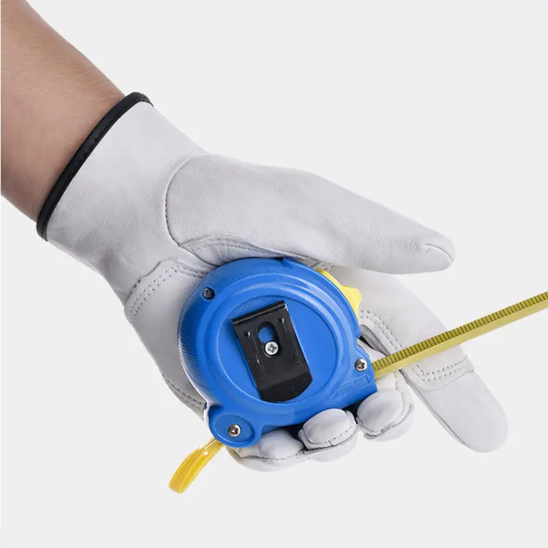 Gloves Men Work Leather Sheepskin Gardenging Safety Protective Equipment Driver ddmysmile Gloves With Lining Women Smile