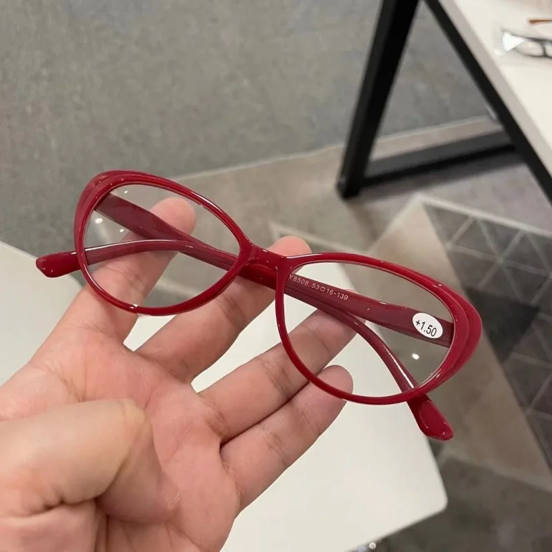d Glasses Women Unisex Cat Presbyopic Eye Frame Blue Light Far sighted Reading Finished Optical Eyewear Diopter To wear