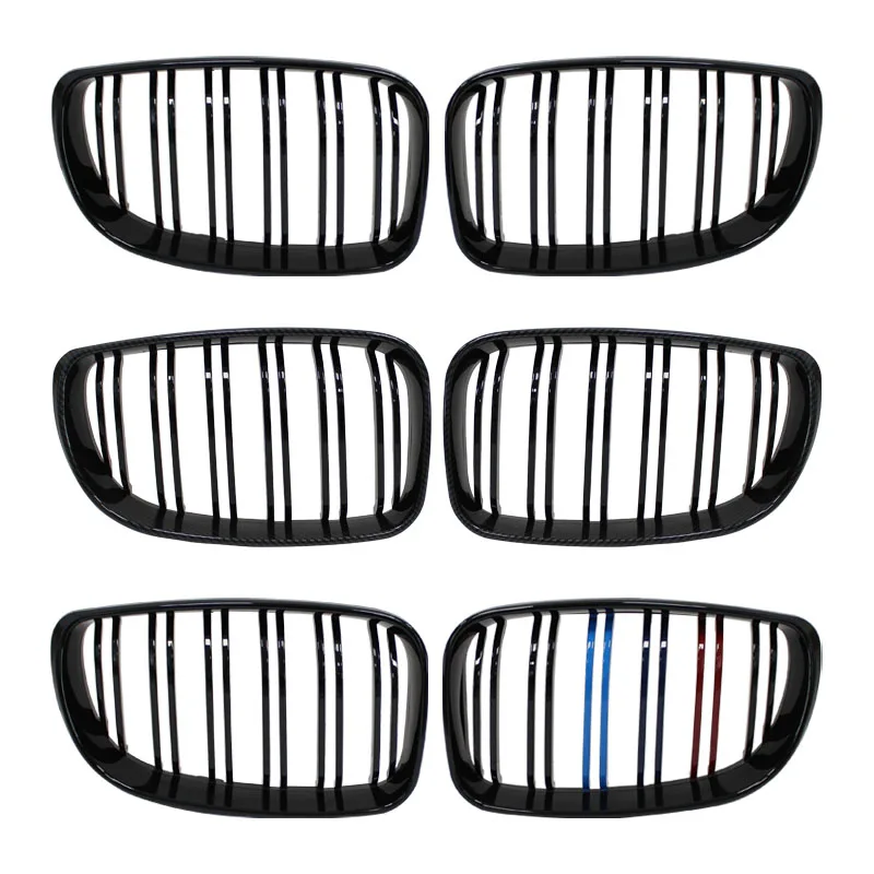 Front Grille Trim Strips for E81 E87 E82 E88 128I 130I 135I Sport Grill Double Slat Line Grilles