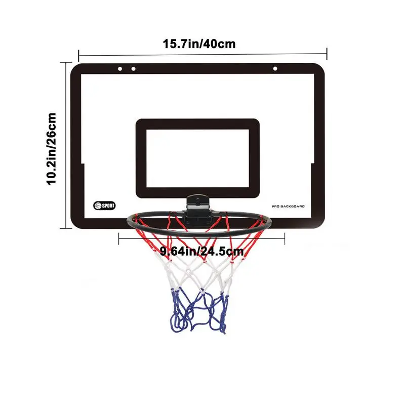 Mini Punch Basketball Free Board Toys Wall Mounted Basketball Hoop Set For Door Hanging Boys Teens Adults Birthday Gifts smile